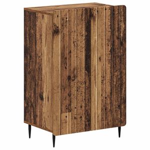 vidaXL Schoenenkast ZWOLLE 59,5 x 39,5 x 91,5 cm Bewerkt hout Oud hout