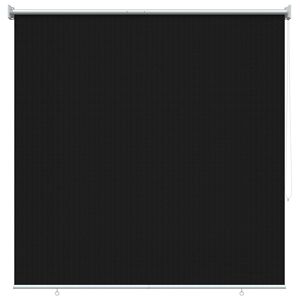 vidaXL Buitenrolgordijn 90% UV-blok Zwart 140 x 140 cm HDPE