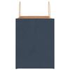 vidaXL Papieren zakken 250 st met hengsels 32x22x28 cm blauw