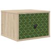 vidaXL Wandkastje GELEEN Sonoma Eiken 36 x 33 x 25 cm Bewerkt hout