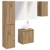 vidaXL Badkamerkastenset 5 pcs Artisanaal eiken 53 x 15,5 x 70 cm