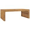 vidaXL Wandtafel 110x60x38 cm massief teakhout