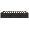 vidaXL Bedframe zwart 120x190 cm
