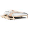 vidaXL Bedframe met lades massief grenenhout 140x200 cm