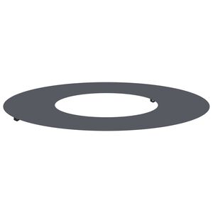 vidaXL geschikt voor platte boomring Antraciet &Oslash;30 / 60 cm Staal