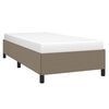 vidaXL Bedframe zonder matras 80x200 cm stof taupe