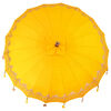 vidaXL Balinese Parasol Geel 215 x 215 x 260 cm