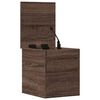 vidaXL Opbergbox 30x35x35 cm bewerkt hout bruin eikenkleur