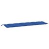 vidaXL Tuinbankkussens 2 st 200x50x7 cm oxford stof blauw