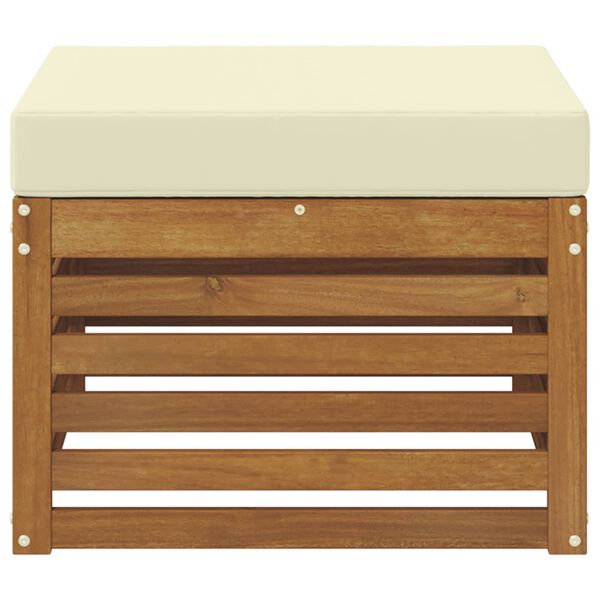 vidaXL Buiten Voetenbank Massief Acaciahout Naturel