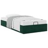 vidaXL Bedframe zonder matras 90x200 cm fluweel donkergroen