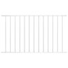 vidaXL Schuttingpaneel Woerden gepoedercoat staal 163x75 cm wit