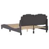 vidaXL Bedframe "Viana" zonder matras kunstleer grijs 140x190 cm