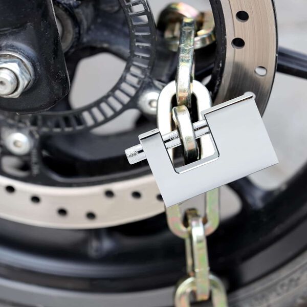 vidaXL Hangslot 12 pcs Zilver 8,7 x 1,9 x 5,5 cm IJzer