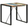 vidaXL Eettafel 80x80x75 cm massief gerecycled hout