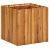 vidaXL Plantenbak verhoogd 50x50x50 cm massief acaciahout