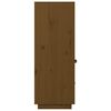 vidaXL Hoge kast 67x40x108,5 cm massief grenenhout honingbruin