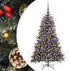 vidaXL Kunstkerstboom Groen 120 cm PVC en Plastic en Staal