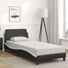 vidaXL Bedframe "Dover" kunstleer zwart en wit 80x200 cm