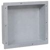 vidaXL Douchenis 41x36x10 cm matgrijs
