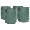 vidaXL Tuinafvalzakken 4 pcs Groen 79 x 79 x 99,5 cm Polypropyleen