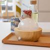 Livoo Diffuser voor etherische oli&euml;n 150 ml bamboe houtkleurig