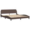vidaXL Bedframe "Dover" kunstleer bruin 180x200 cm