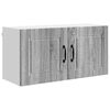 vidaXL Wandkast PORTO Grijs Sonoma 80 x 31 x 40 cm Bewerkt hout