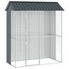 vidaXL Vogelkooi Antraciet 215 x 110 x 247 cm Gegalvaniseerd staal
