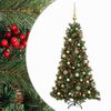 vidaXL Kunstkerstboom met kerstbal 150 cm 150 LED's Warmwit
