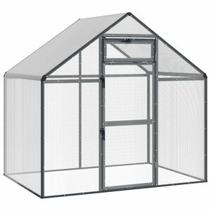 vidaXL Vogelkooi Antracietkleurig 181,5 x 110,5 x 173,5 cm