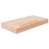 vidaXL Plank 40 x 20 x 4 cm onbewerkt massief eikenhout