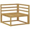 vidaXL Outdoor Hoekbank Wit 83 x 83 x 73 cm