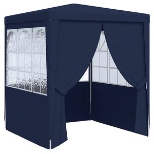 vidaXL Partytent met zijwanden professioneel 90 g/m&sup2; 2,5x2,5 m blauw