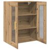 vidaXL Wandkast Artisan Eiken 69,5 x 34 x 90 cm Bewerkt hout