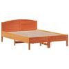 vidaXL Bedframe zonder matras massief grenenhout wasbruin 120x200 cm