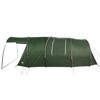 vidaXL Tunneltent met dak met opslag Groen en Wit 740 x 370 x 220 cm