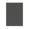 vidaXL Pliss&eacute; rolgordijn 95x100 cm stofbreedte 94,4 cm polyester zwart