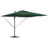 vidaXL Parasol Groen 286 x 285 x 270 cm Aluminium