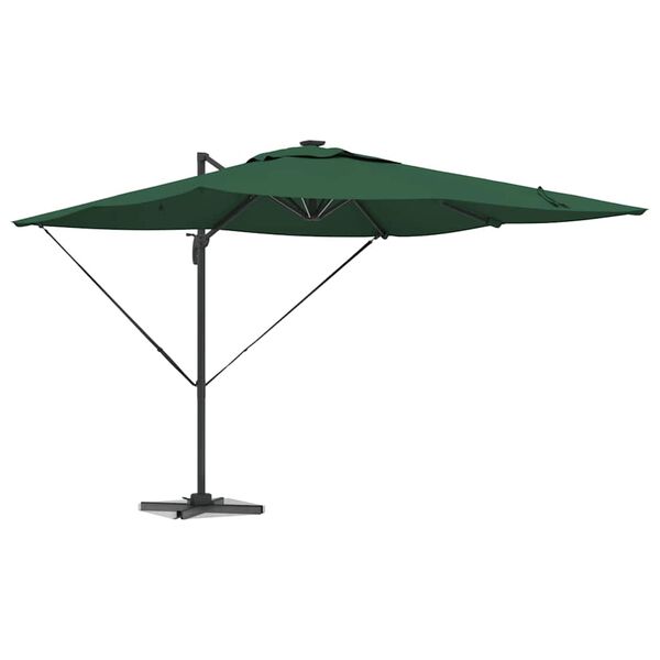 vidaXL Parasol Groen 286 x 285 x 270 cm Aluminium