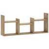 vidaXL Wandplank Artisanaal eiken 97.5 x 17 x 40 cm Bewerkt hout