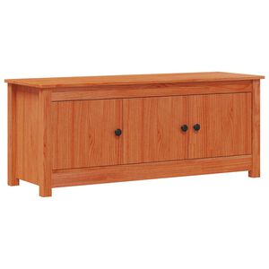 vidaXL Schoenenkast Wasbruin 110 x 38 x 45,5 cm Massief grenenhout