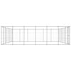 vidaXL Hondenkennel 50,82 m&sup2; gegalvaniseerd staal