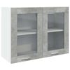 vidaXL Bovenkast Lyon 80x31x60 cm betongrijs