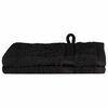 vidaXL Gastendoek SOLUND 2 st Zwart 15 x 21 cm 550 gsm