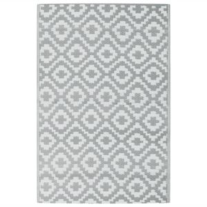 vidaXL Buitenkleed ARAKIL 120x180 cm PP grijs
