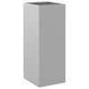 vidaXL Plantenbak 32x29x75 cm gegalvaniseerd staal zilverkleurig