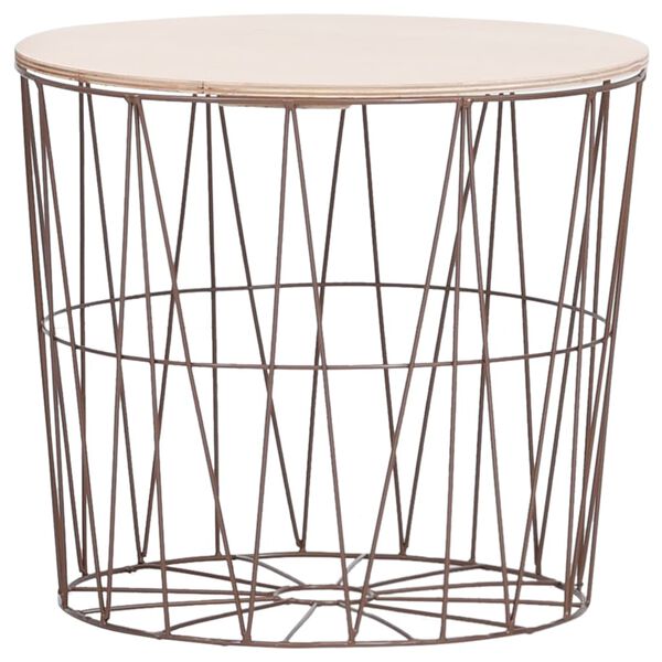 vidaXL Salontafels 4 st koperkleurig