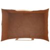 vidaXL Papieren zakken 50 st met hengsels 32x22x28 cm bruin
