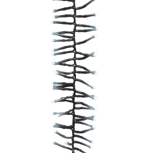 vidaXL Lichtslinger cluster met 1000 LED's koudwit 11 m PVC